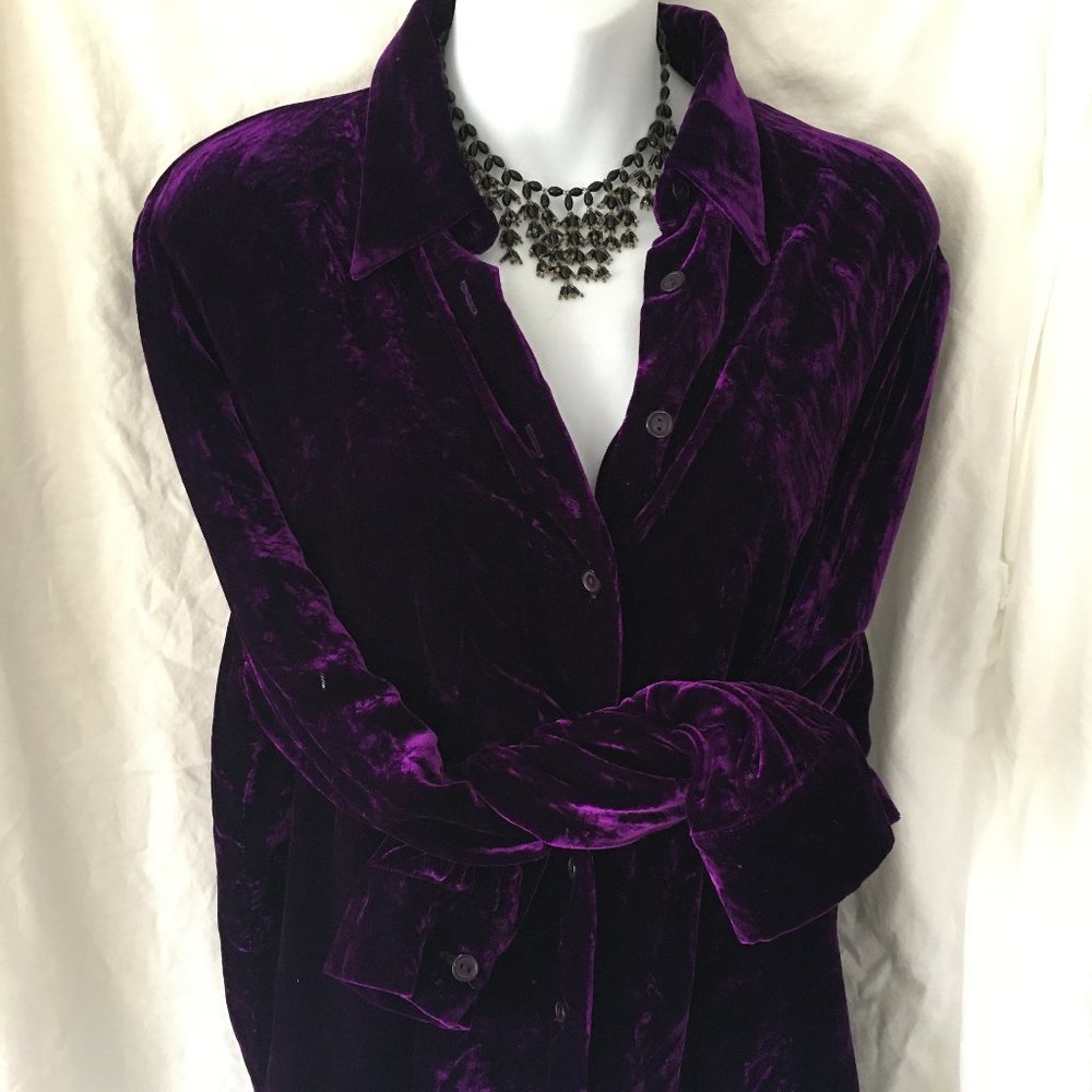 Crushed Velvet Shirt